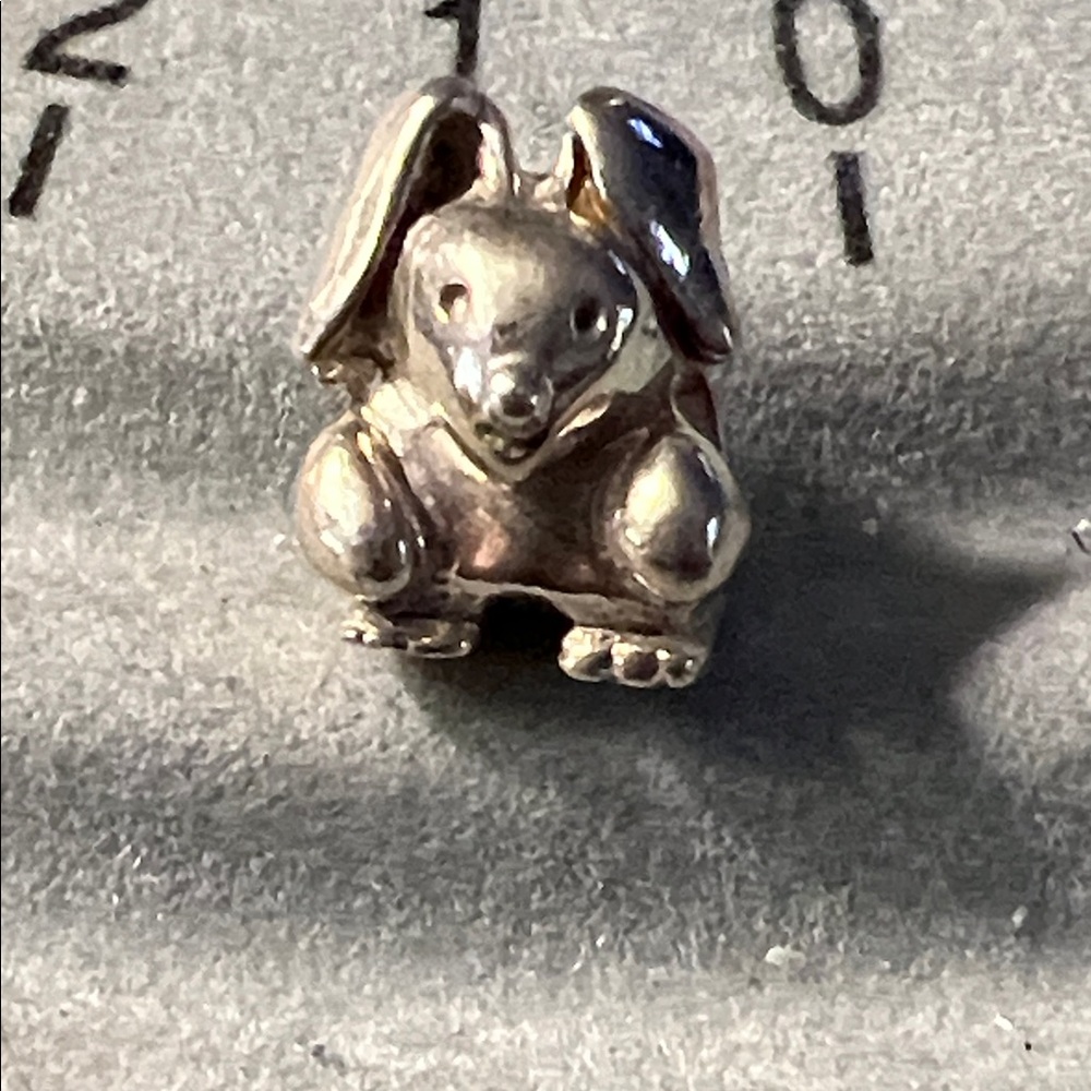 Pandora Silver Bunny Charm - Silver
